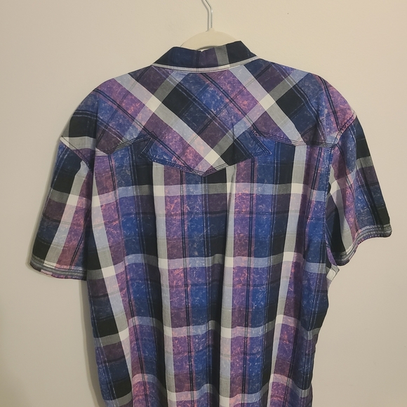BKE Vintage | Men's Vintage Plaid Button-Down Athletic Fit Shirt (Size XXXL) - Picture 10 of 12